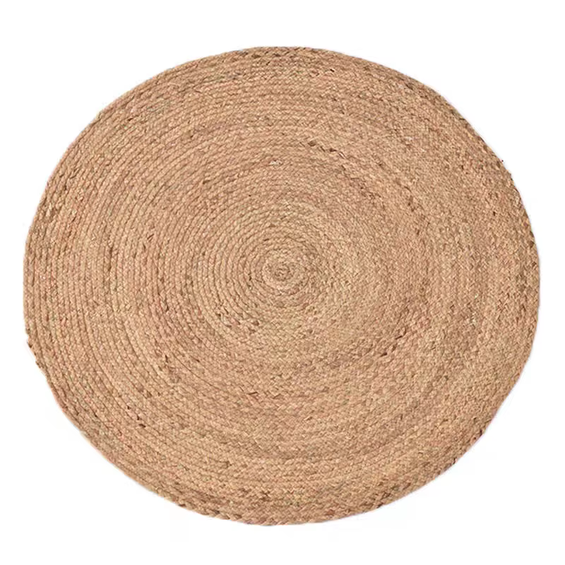 Tapis ronds en paille végétale 100%