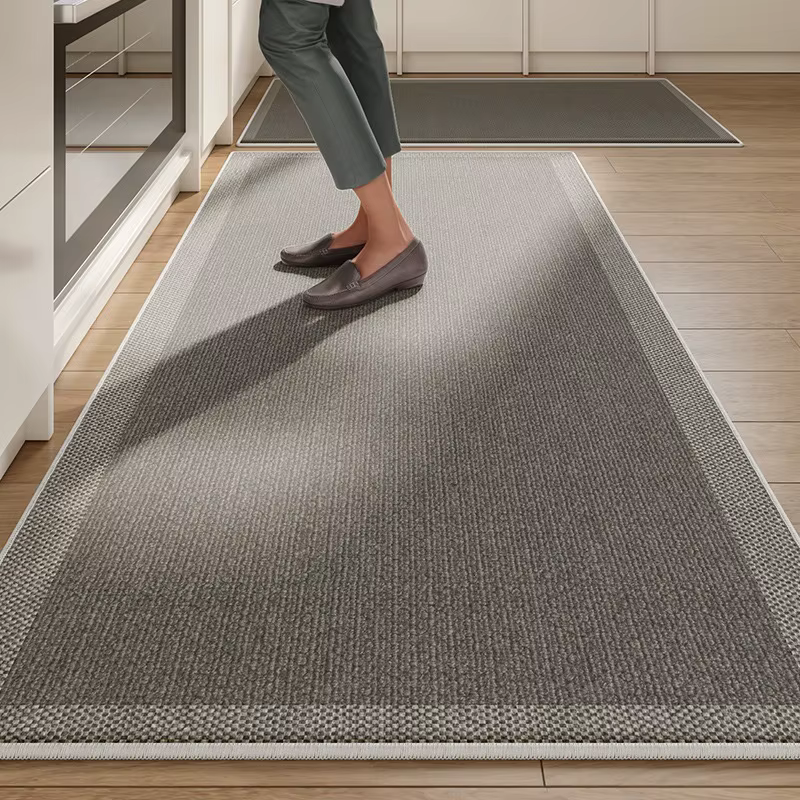 Tapis de sol pour cuisine gris foncé