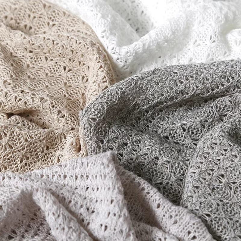 Tissu en maille au Crochet ajouré