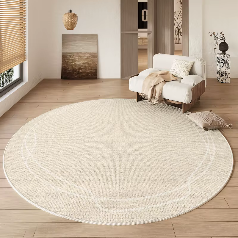 Wine-Sabi-Tapis Rond de Grande Surface