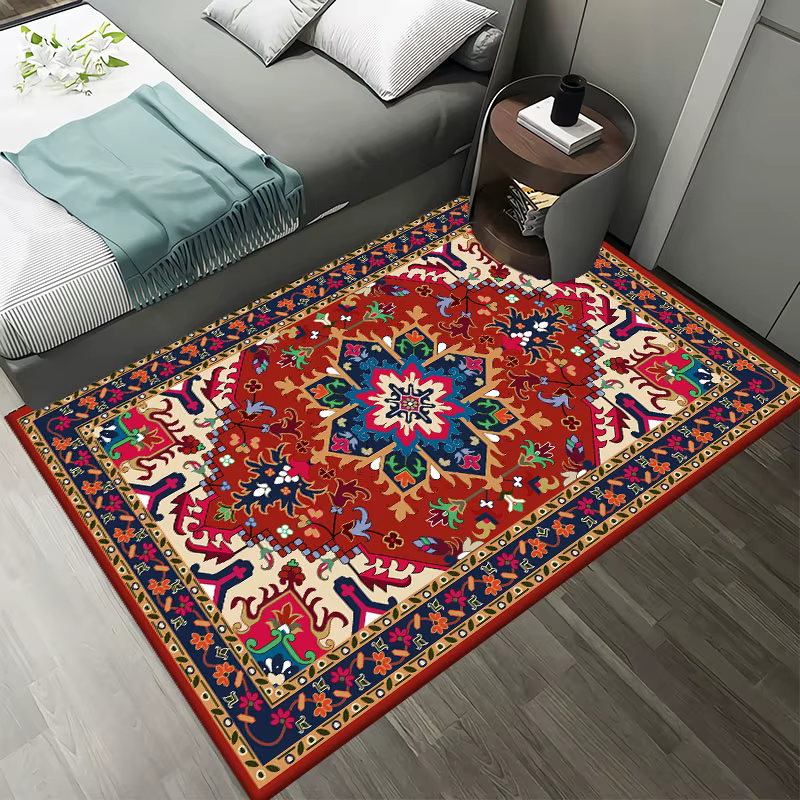 Tapis persan rétro pour salon et chambre à coucher