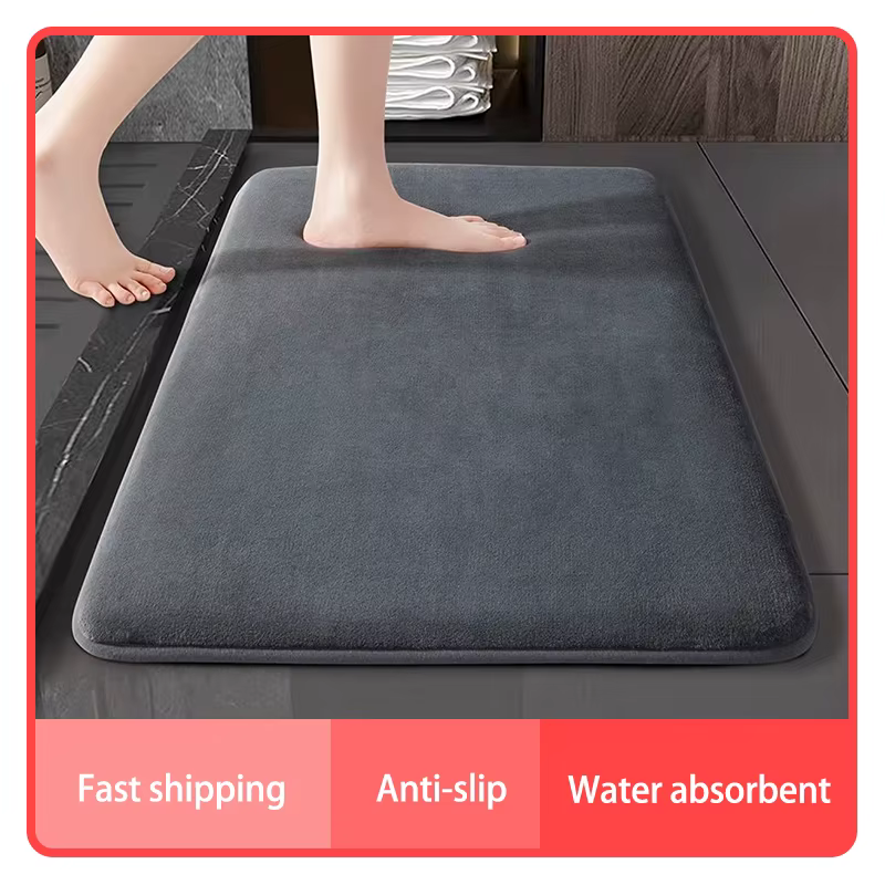 Contre les virus super absorbants pour sol de salle de bain et porte