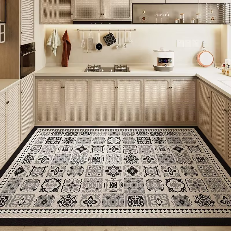 Tapis de sol de cuisine moderne américain