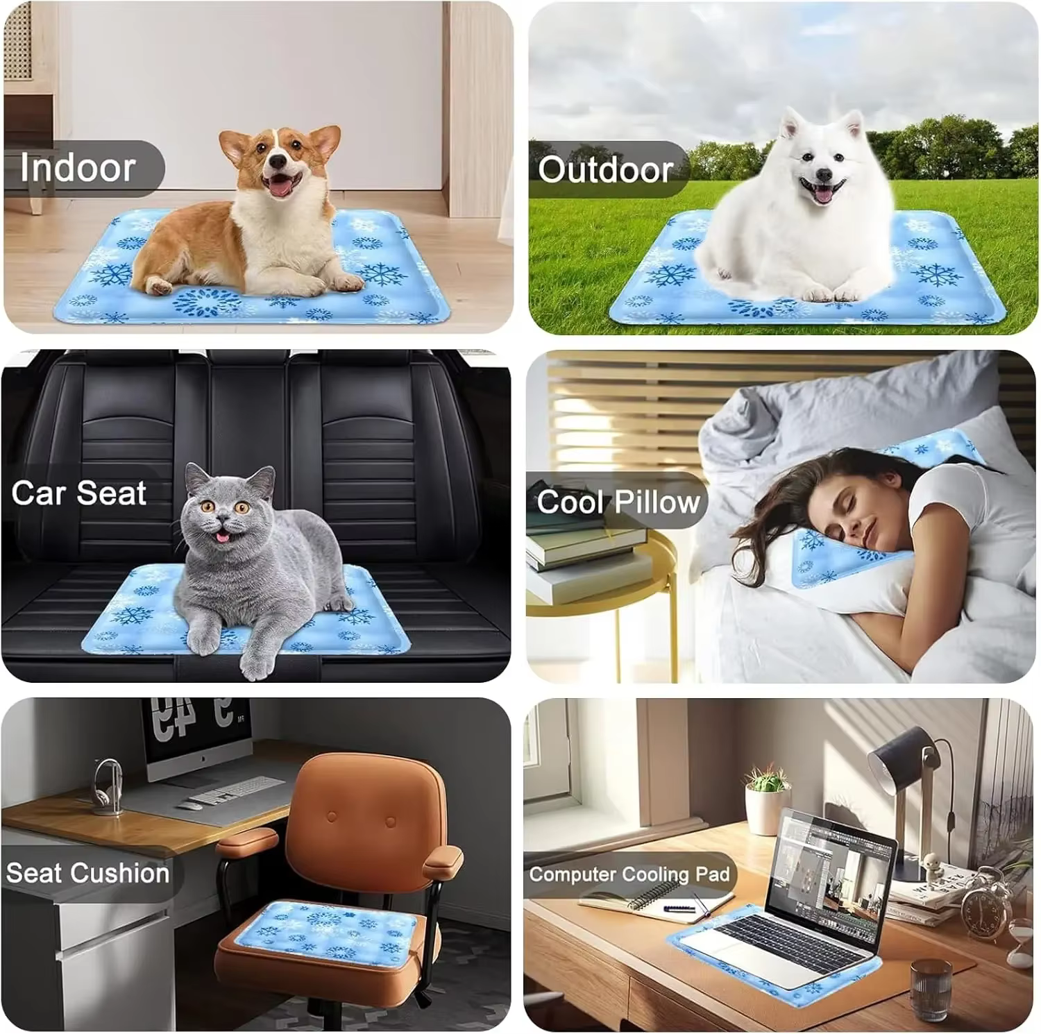 Tapis rafraîchissant pour chat et chien