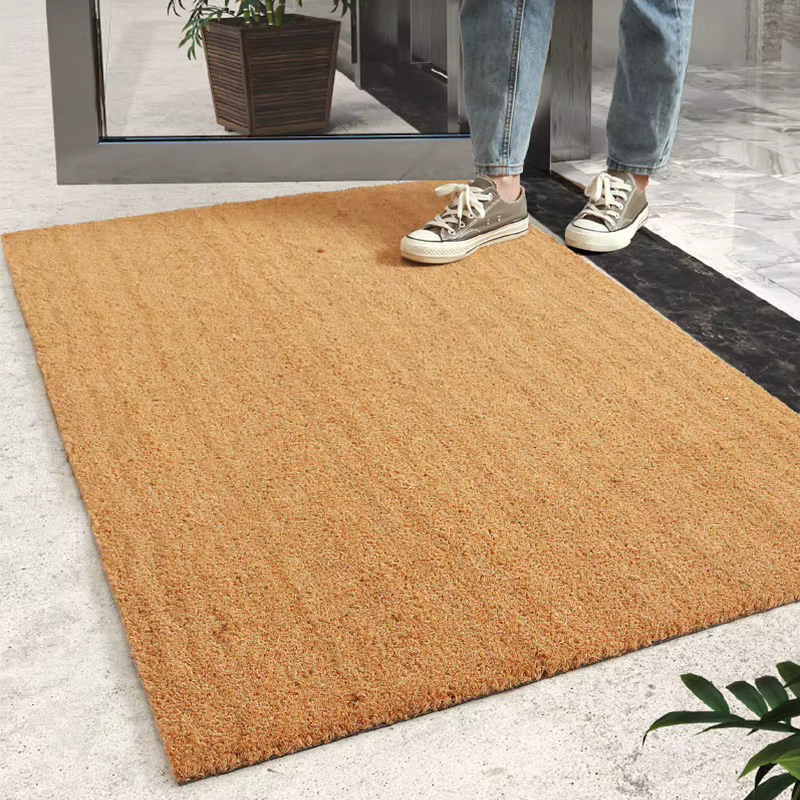 Tapis de porte en cocotier avec support robuste