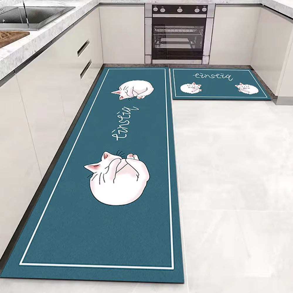 VIKAMA – tapis de sol de cuisine en velours cristal