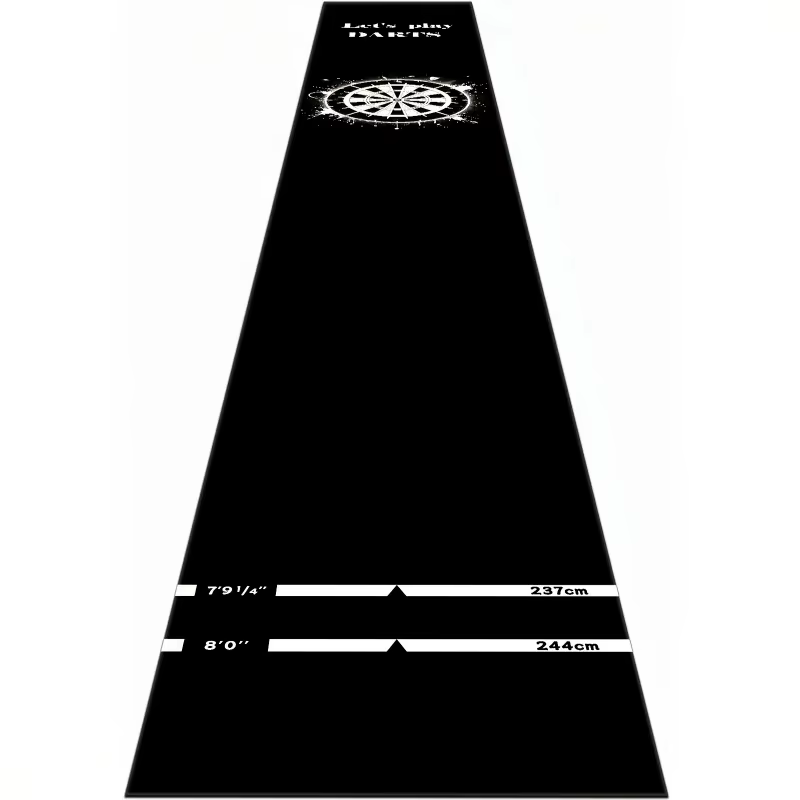 Tapis de fléchettes professionnel antidérapant pour salle de jeux et décoration de bar