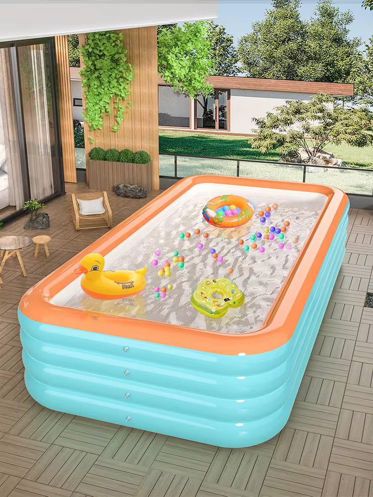 Piscine gonflable en PVC épaissi, écologique, exclusive transfrontalière, grande piscine pour adultes, piscine extérieure domestique