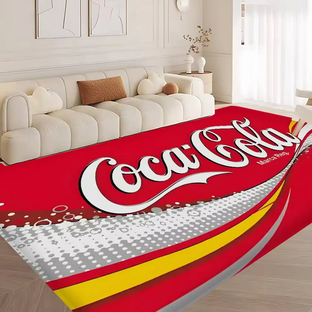 Tapis de porte vintage avec logo Coca-Cola