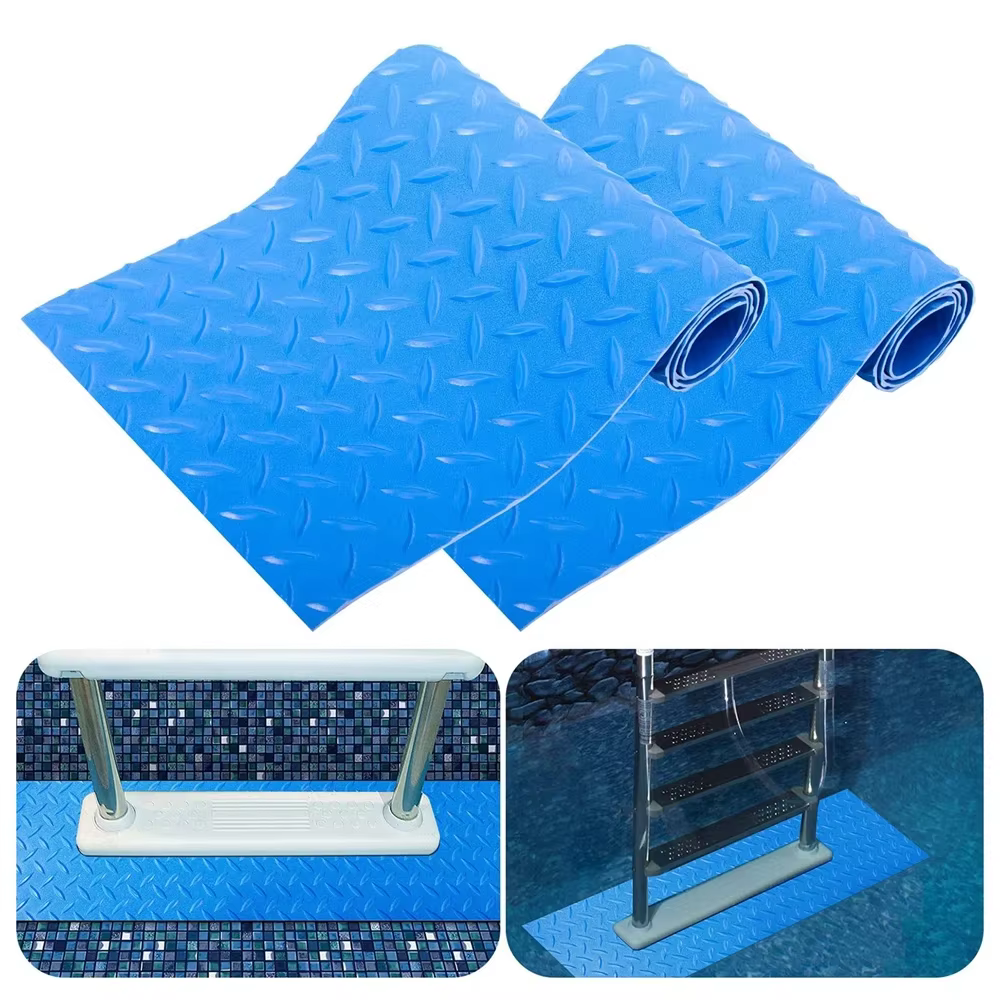 Tapis antidérapant pour marches de piscine