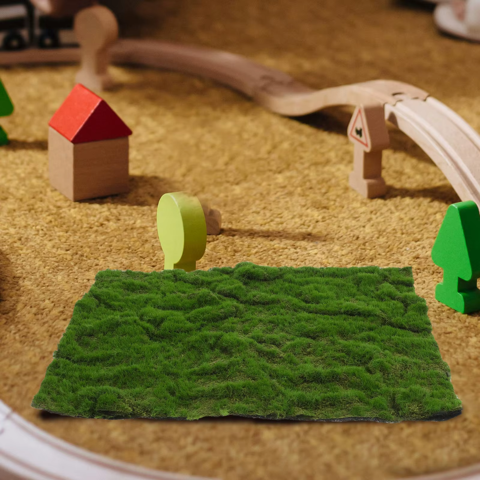 Tapis de pelouse artificielle en mousse simulée