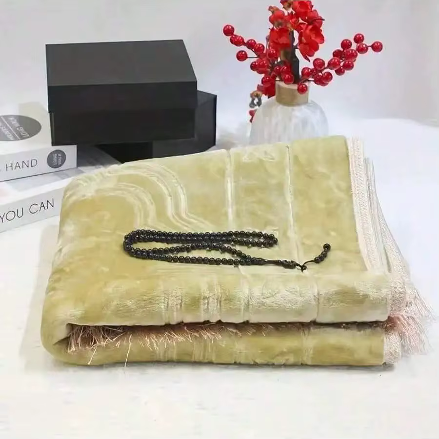 Tapis de prière en velours musulman