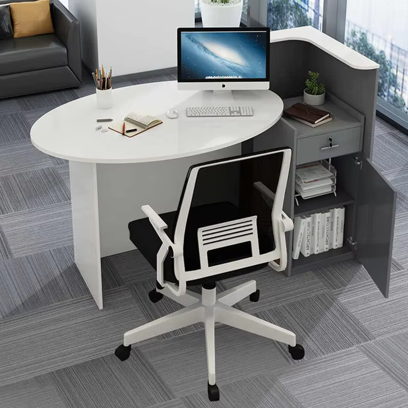 Bureau d'appoint blanc