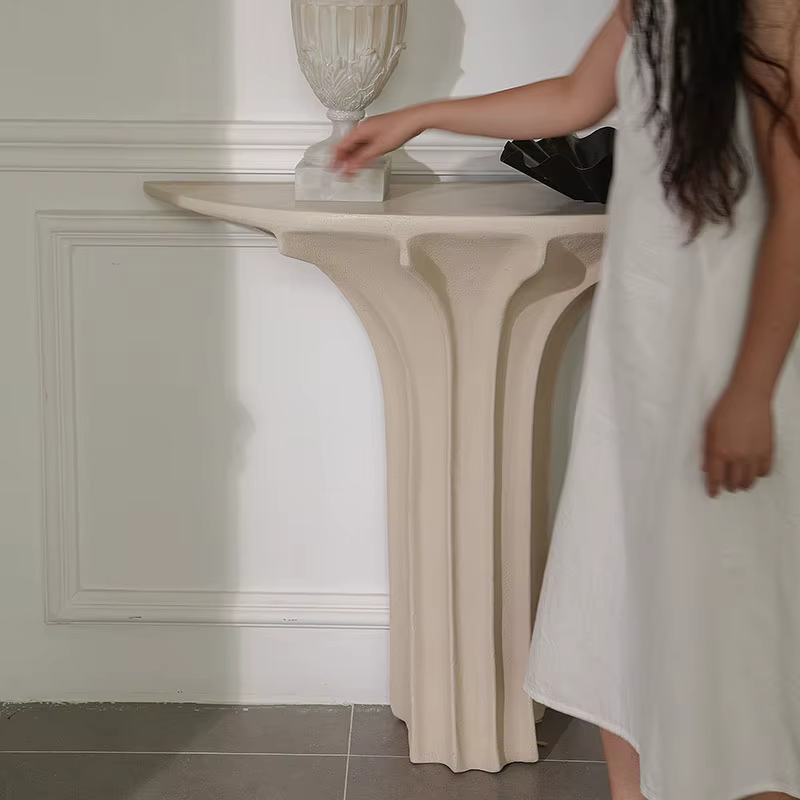 Table d'angle de style italien, créative et polyvalente, tables consoles classiques de qualité supérieure, design de luxe, meubles de salon Konsolka Mebel