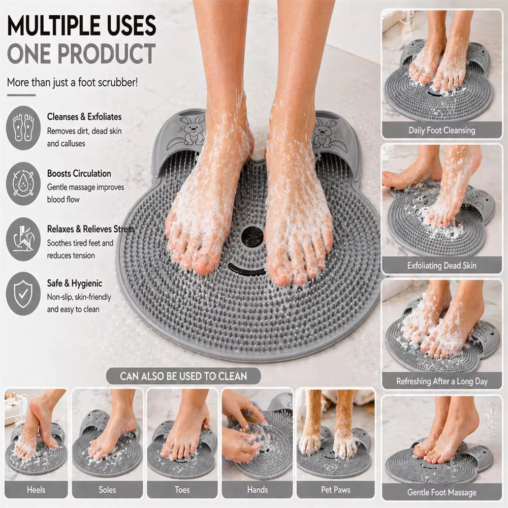 Tapis de bain antidérapant pour massage