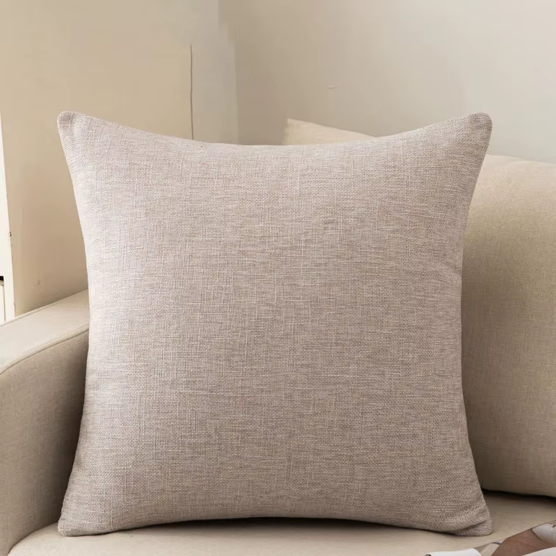 Coussin canapé coussin couleur salon moderne simple housse de coussin (sans noyau)