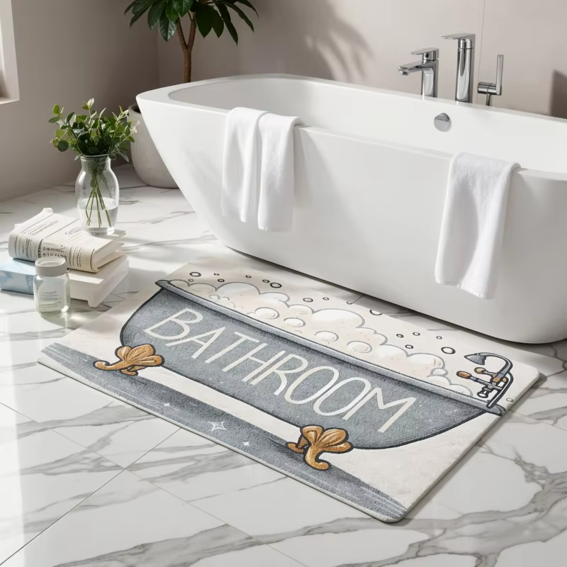 VIKAMA – tapis de sol de salle de bain antidérapant