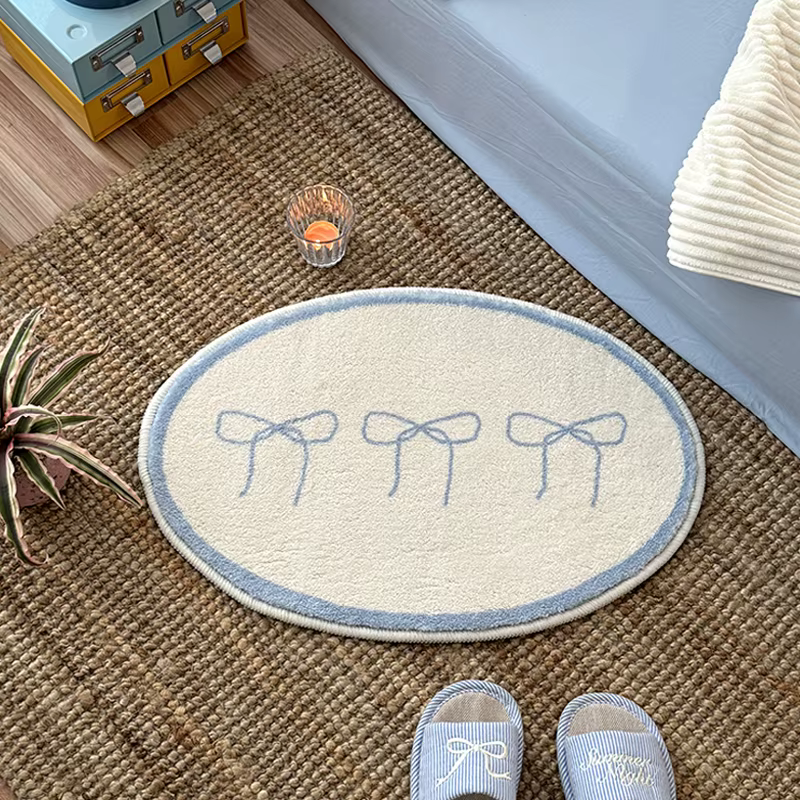 VIKAMA coréen maison tapis salle de bain Imitation cachemire fil Super fin absorbant anti-dérapant et résistant à la