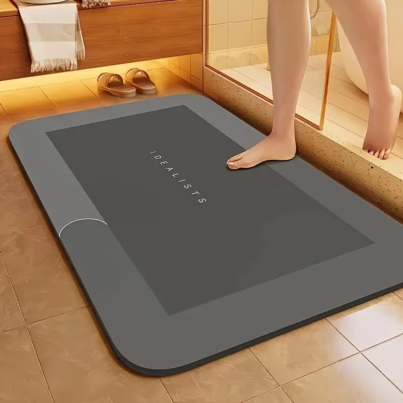 Tapis de bain terre de diatomées