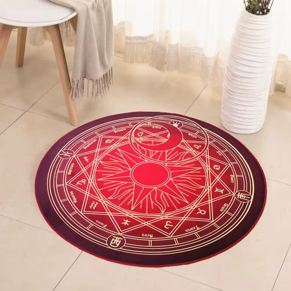Kawai – tapis rond magique pour chambre de filles