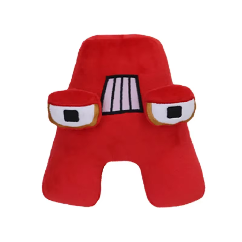 26 jouets en peluche Alphabet anglais Lore, poupée Anime lettres Kawaii, jouets en peluche pour enfants, illumination, jouet en peluche Montessori, cadeaux
