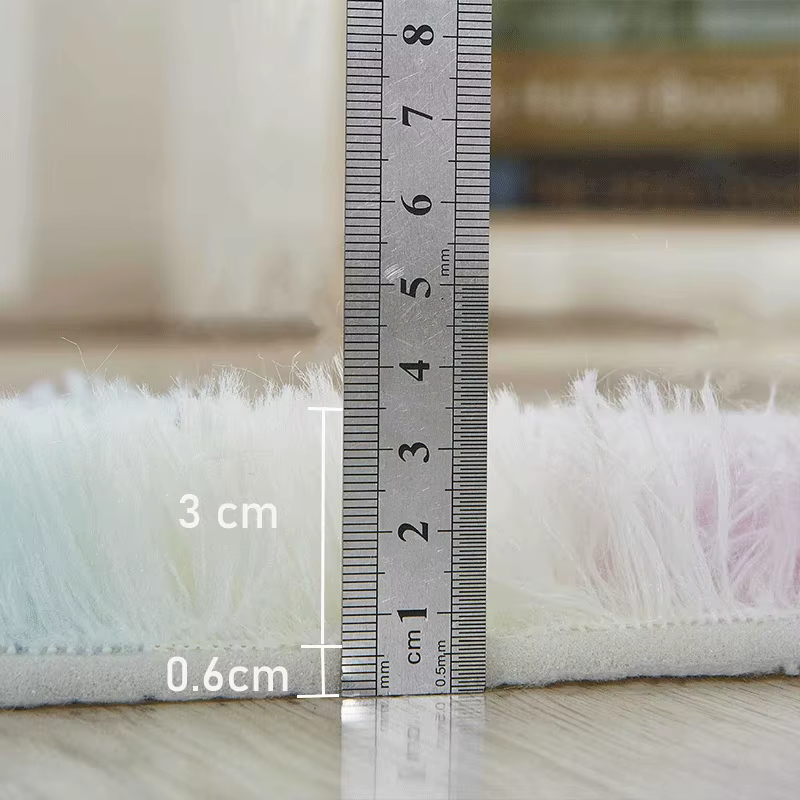 Tapis de chambre à coucher rose pour chambre d'enfant