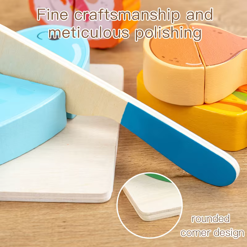 Ensemble de jouets de simulation en bois pour salade, accessoires alimentaires de simulation, jeu de cuisine pour garçons et filles, cadeaux