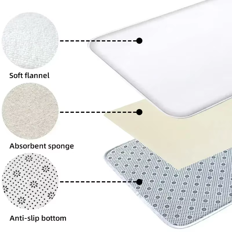 VIKAMA Tapis à motif floral frais et unique