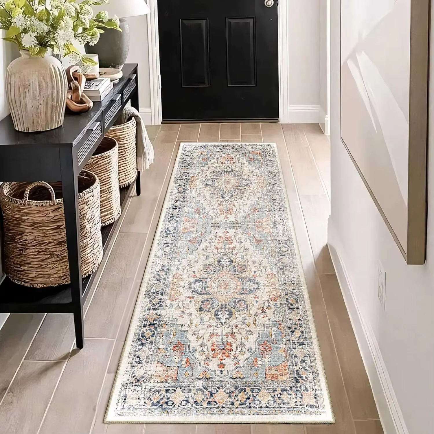 VIKAMA Tapis bohème vintage