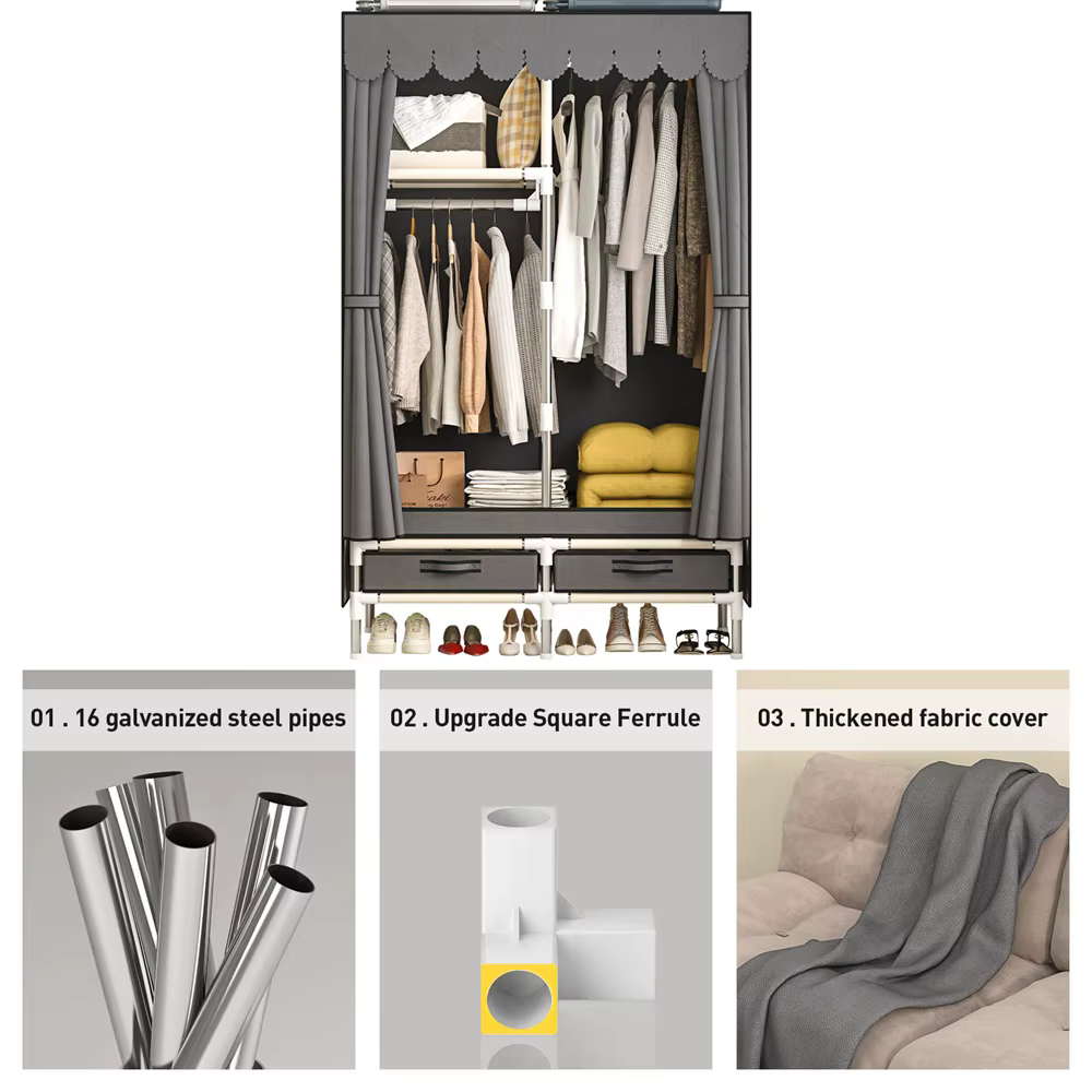 Garde-robe grill simple et durable