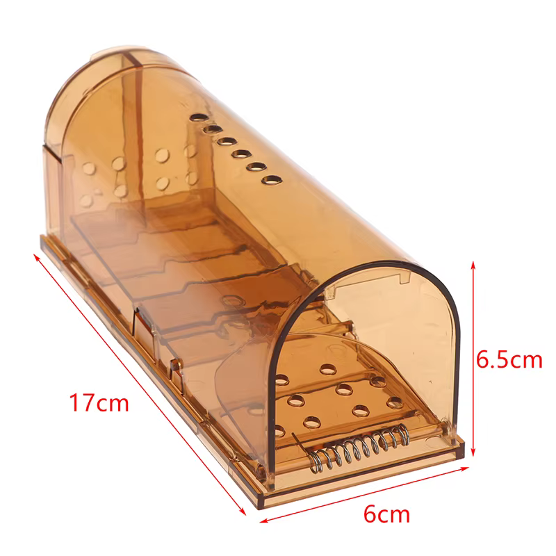 Piège à souris en plastique, 1 pièce, pour chambre à coucher, cuisine, entrepôt, capture facilement les rats, piège à pédale haute sensibilité, cadeau