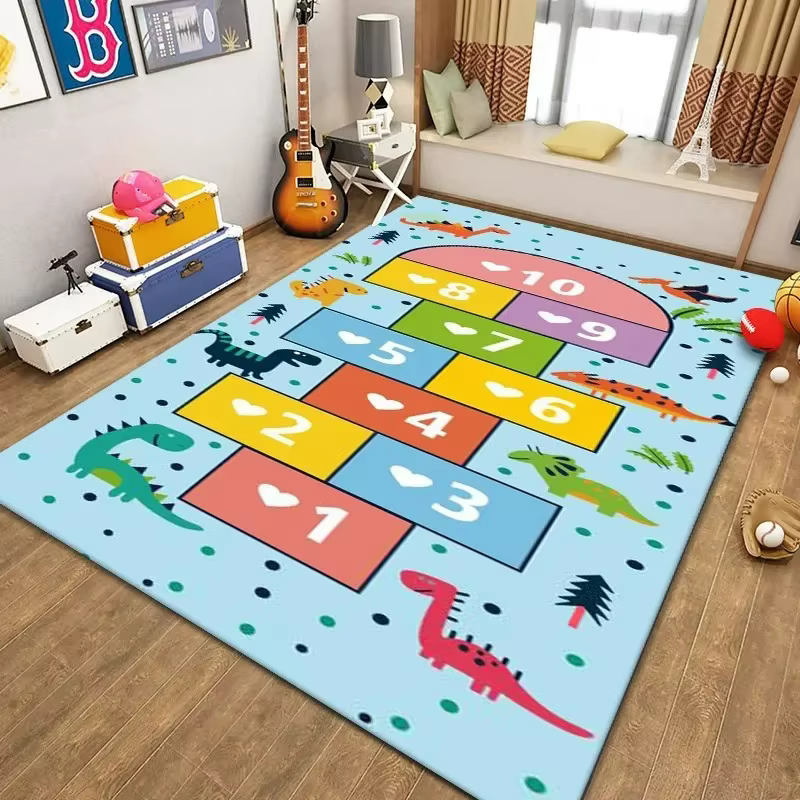 Tapis de jeu de dessin animé