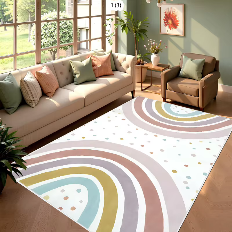 Tapis Bohème Arc-en-ciel