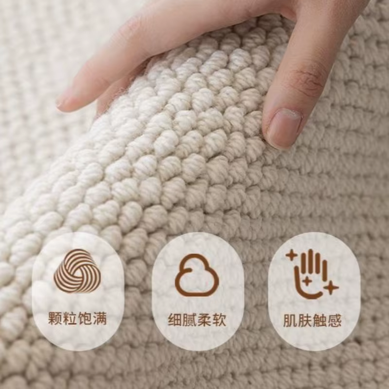 Tapis anti-rayures Imitation sisal pour chat, salon, studio, chambre à coucher, chevet, tatami japonais, couleur unie, lin, tapis de sol pour photo