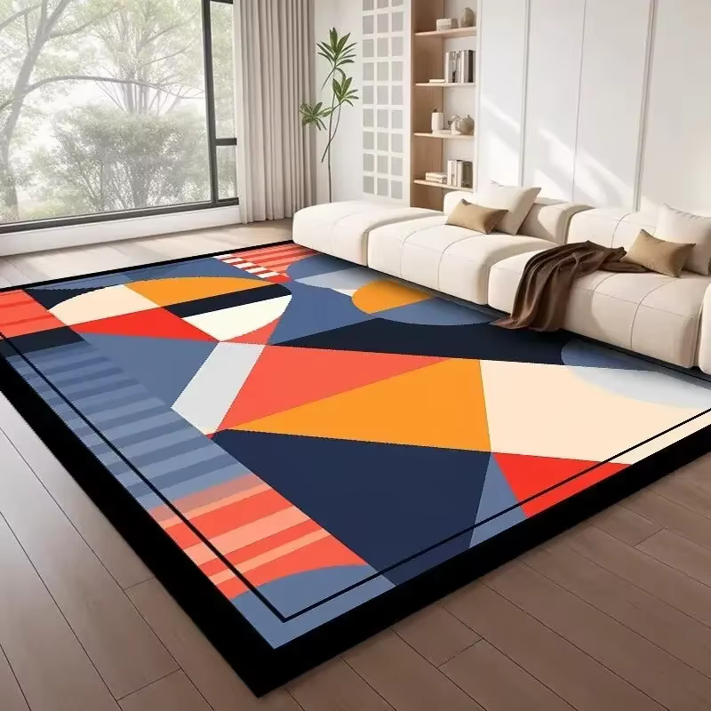 Grands tapis géométriques de Style nordique pour salon