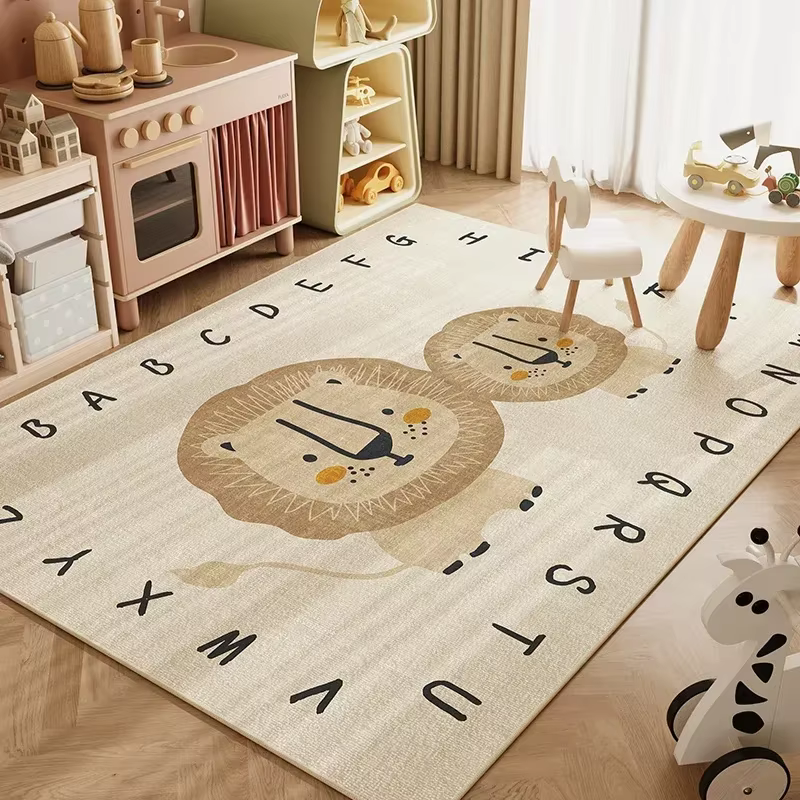 Tapis de chambre d'enfants salon étude jouet zone de lecture bébé ramper