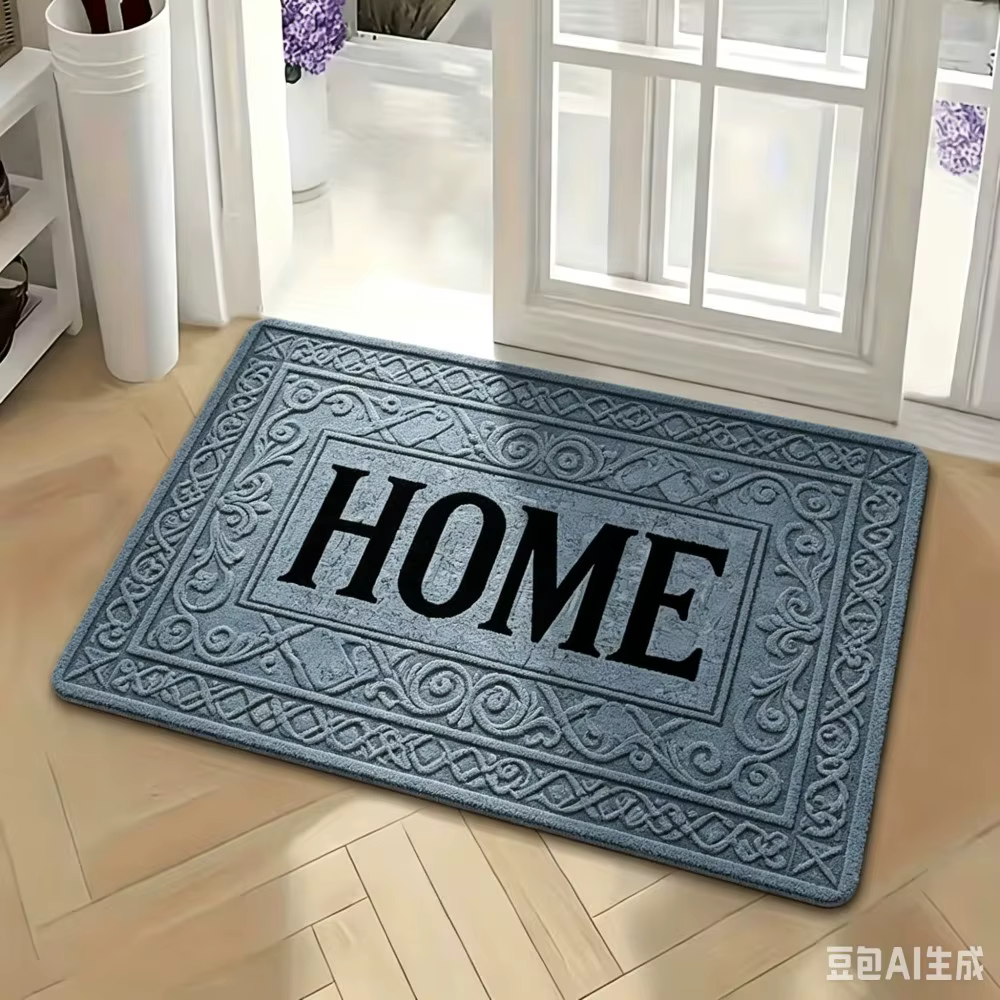 Tapis de bienvenue imprimé HOME