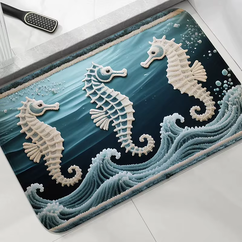 Tapis de sol antidérapant pour salle de bain