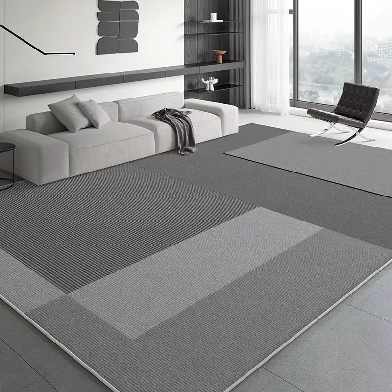 VIKAMA Tapis ton gris haut de gamme – Résistant à la saleté et antidérapant