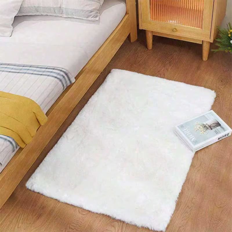 Tapis en fourrure tapis de salon chambre moderne Style nordique décoration tapis grande taille noir gris blanc antidérapant tapis pour enfants