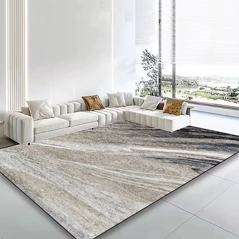 Grand tapis de style nordique antidérapant pour salon, décoration, tapis de zone de canapé, facile à nettoyer, tapis de table basse 200x300, tapis de chambre et de salon