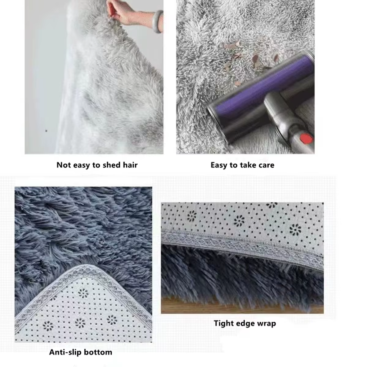 Tapis doux pour chambre à coucher