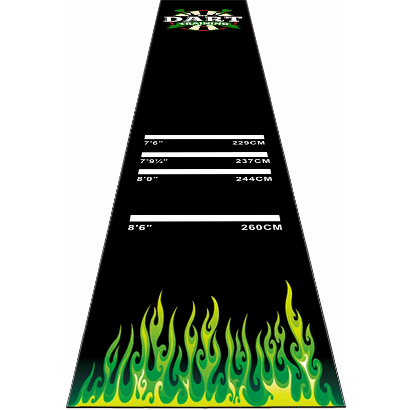 Tapis de jeu de fléchettes avec ligne de lancer standard, tapis de sol long antidérapant pour salle de jeu de fléchettes, bar, décoration intérieure, tapis de sol, paillasson d'entrée