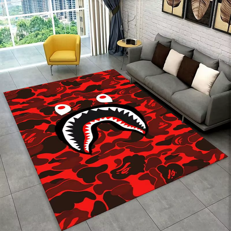 Tapis antidérapant Fashion B-BAPE pour salon