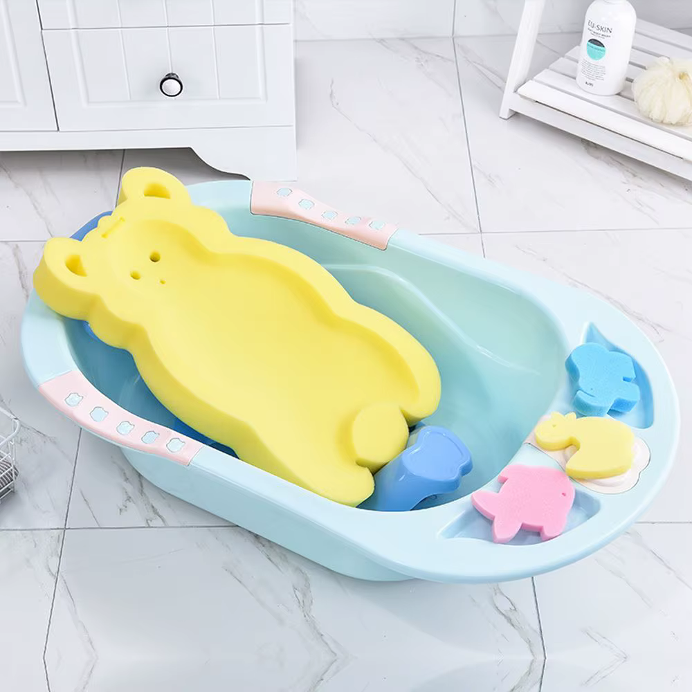Tapis de Support de douche en mousse éponge ours antidérapant