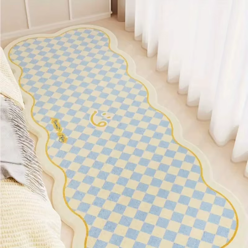 VIKAMA – tapis à carreaux moderne