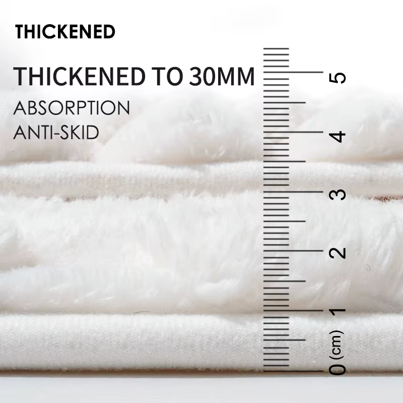 Tapis de Bain en Mousse à Mémoire de Forme