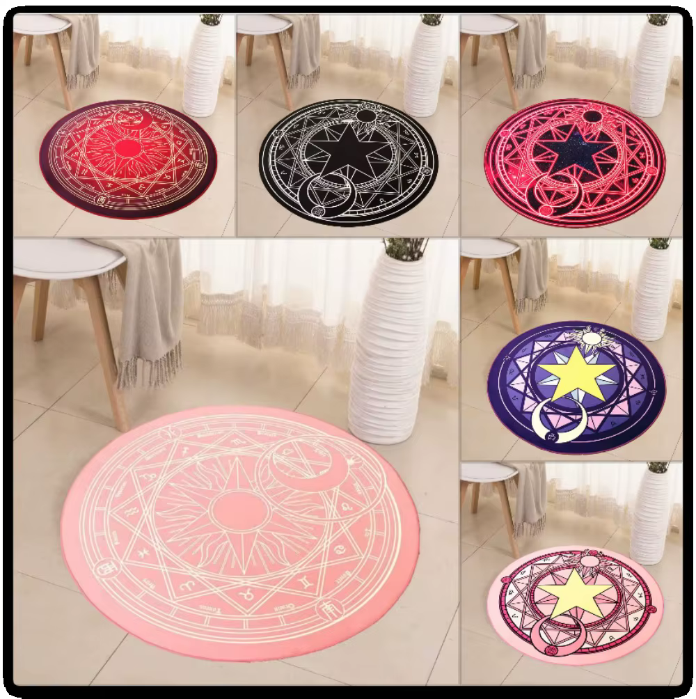 Kawai – tapis rond magique pour chambre de filles