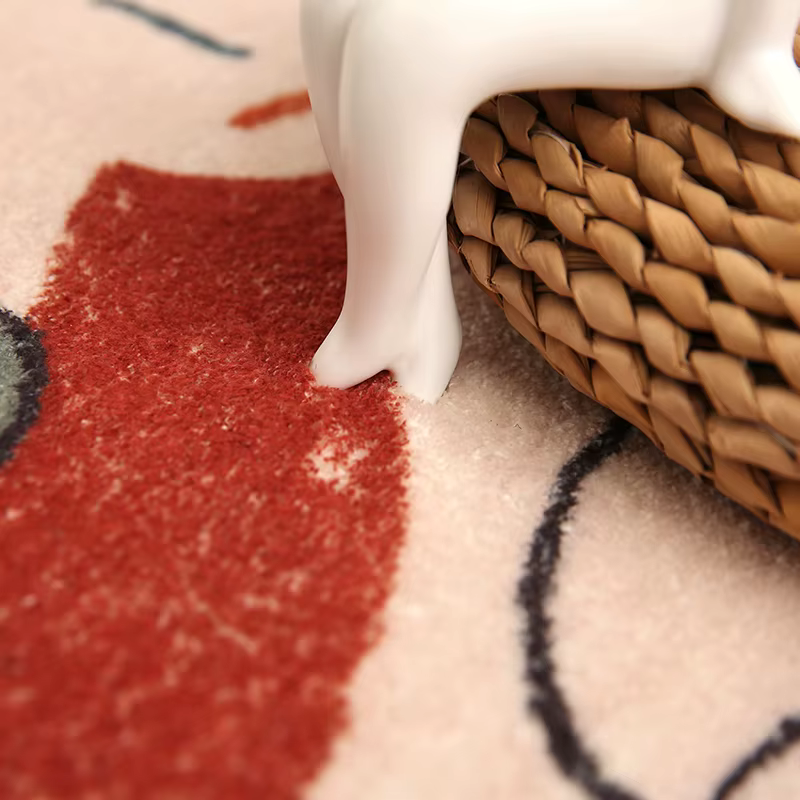Tapis en polyester pour salon