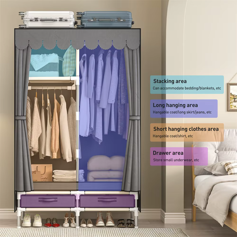 Garde-robe grill simple et durable